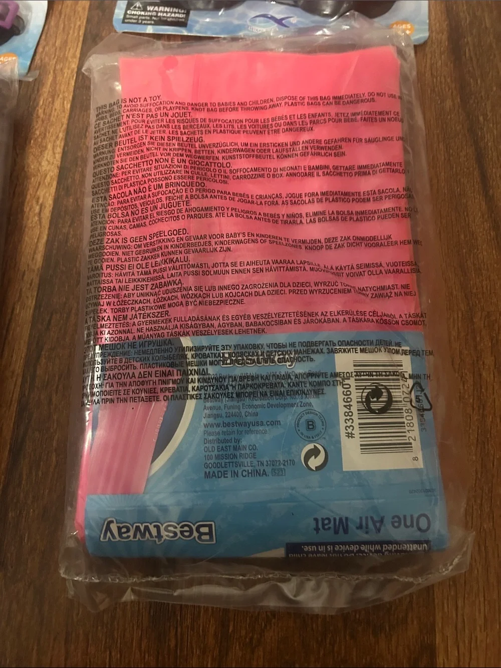 Kids Summer Days Set!! Swim Air Mat- Pink, Silver; Googles- Pink, Purple; Dice